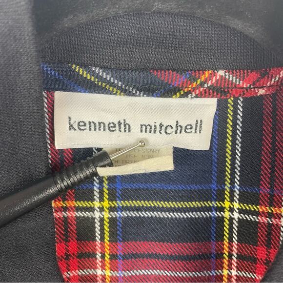 Plaid Red and Blue Jacket Vintage Zip Up Medium - Picture 5 of 6